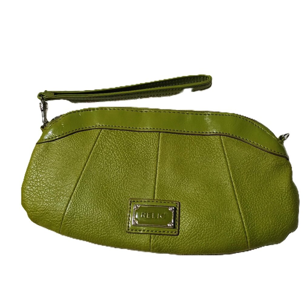 Relic By Fossil Pebbled Leather Clutch /Wallet /P… - image 1